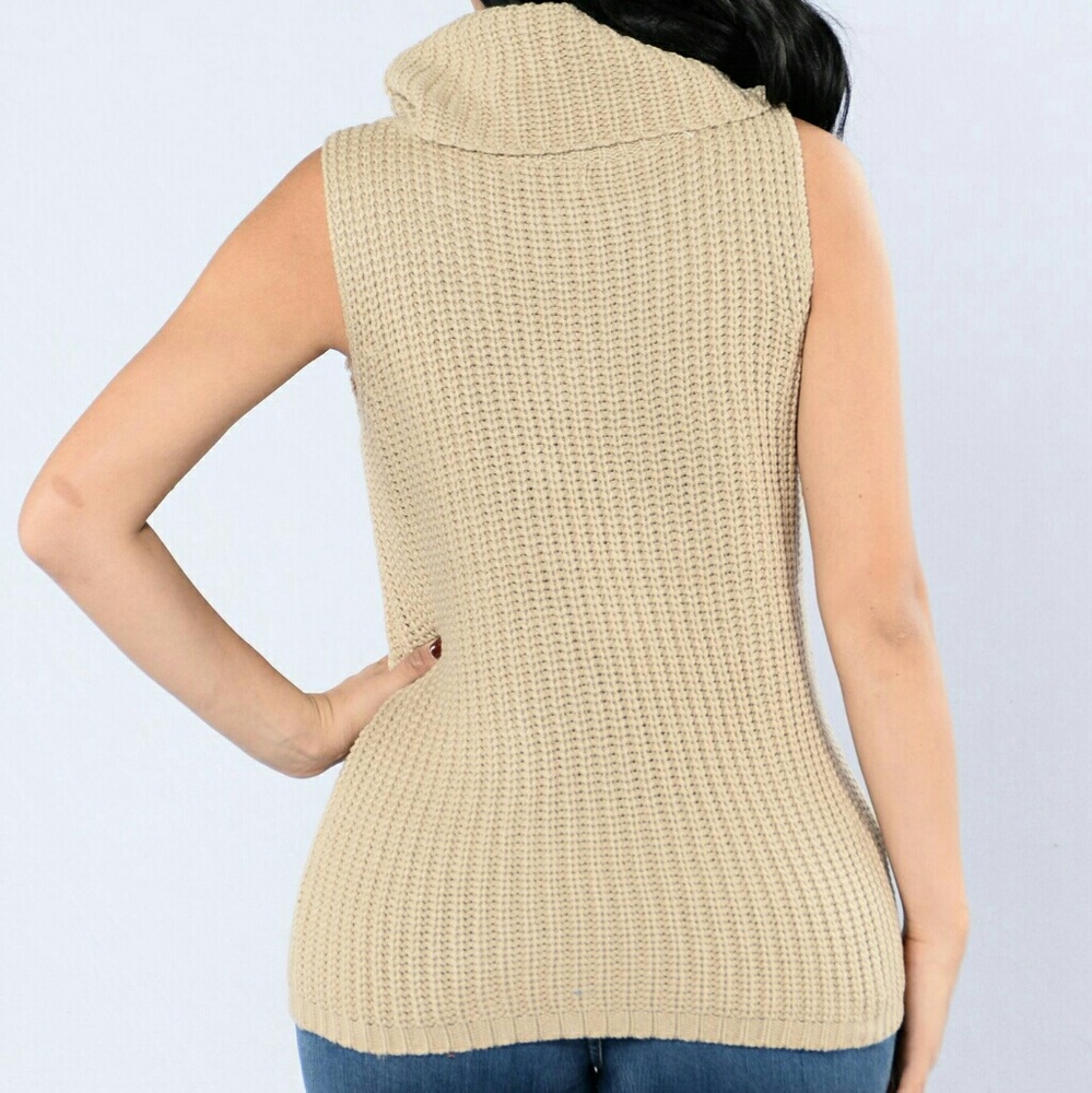 💕NEW WITH TAG! NUDE TURTLENECK SWEATER💕 - Picture 3 of 3